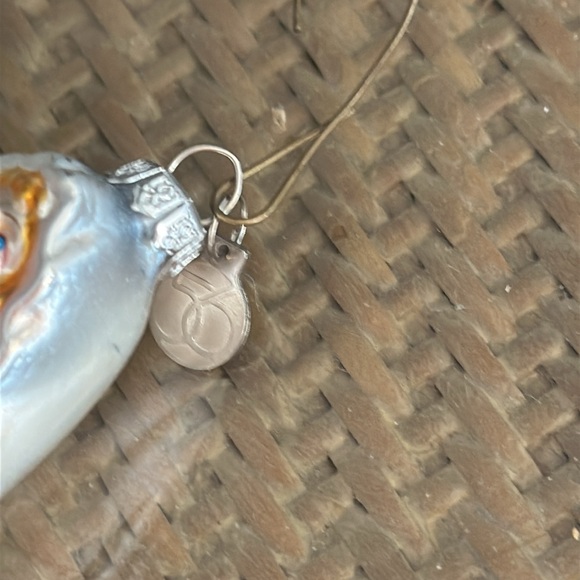 Vintage Glass Blown Blushing Bride wedding Christmas Ornament - Picture 2 of 7